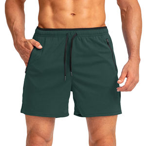 Pantalones Cortos Deportivos Personalizados de Secado Rápido, Transpirables, para Deportes al Aire Libre, Cintura Alta, Color Sólido, para Hombre - Product Image 3
