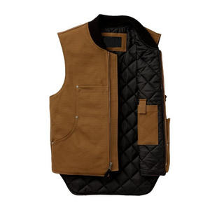 Veste sans manches personnalisée respirante pour la vie quotidienne en hiver, streetwear, légère, rembourrée, matelassée en coton pour homme - Product Image 3