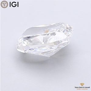 Diamant CVD de laboratoire 2,00 carats taille coussin couleur D clarté VS1 avec certificat IGI pour la création de bijoux - Product Image 3