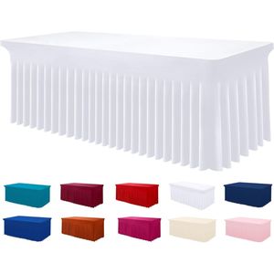 Smiry Copritavolo Rettangolare Impermeabile Lavabile 6FT, Fodera Elasticizzata in Spandex per Tavoli - Product Image 1