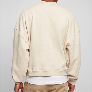 Sudadera Unisex de Algodón French Terry con Hombros Caídos OEM 2026, Bordado de Alta Calidad, Sudadera Oversize Personalizada con Cuello Redondo - Product Image 2