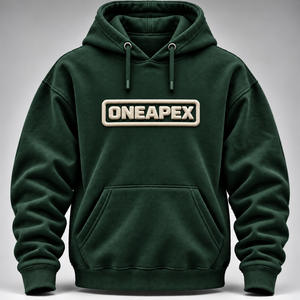 Sudadera con Capucha Verde Oscuro Personalizada para Hombre, Sudadera con Capucha con Logotipo 3D en Relieve, Ropa Casual de Calle, Moda OEM ODM al por Mayor - Product Image 6