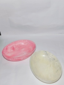 Tazón de Resina Epoxi Hecho a Mano Inspirado en la Playa |   Decoración de Mesa Costera y Tazón Decorativo con Efecto de Olas de Espuma Marina - Product Image 3