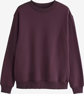 เสื้อสเวตเชิ้ตคอกลมแบบสวมใส่สบาย เป็นมิตรกับสิ่งแวดล้อม แฟชั่นใหม่ คุณภาพสูง ผลิตจากผ้าฝ้ายฟลีซ 100% สีพื้น สไตล์สตรีทแวร์ ทรงโอเวอร์ไซส์ ใส่ได้ทั้งผู้ชายและผู้หญิง - Product Image 1