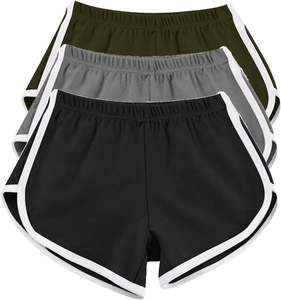 BLUE SIGN ENT Pantalones Cortos Bermuda de Verano para Mujer, 100% Poliéster, Cintura Alta, Holgados, Estilo Vintage, Casuales, Transpirables, de Secado Rápido, con Bolsillos - Product Image 3