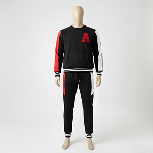 Survêtement de sport en tissu chaud, coupe décontractée, conçu pour l'entraînement décontracté, les mouvements en plein air et la tenue quotidienne. - Product Image 3