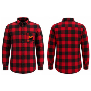 Warm Soft Flannel <b>Shirt</b> Featuring Stylish Plaid Design Timeless Flannel <b>Shirt</b> With Comfortable Daily Wear Fit - Product Image 1