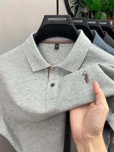 Camiseta de Manga Corta para Hombre, 100% Algodón Jersey, con Logotipo Personalizado Bordado, Secado Rápido, Transpirable, Estilo Clásico Casual de Verano - Product Image 4