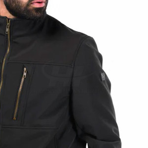 Nouvelle tendance : veste softshell à col montant personnalisée pour l'hiver, avec logo sur le devant et poches zippées - Product Image 6