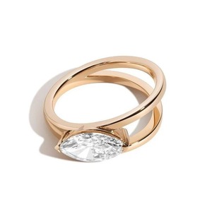 แหวนหมั้น/สินค้า/แหวนรูปทรงมาร์คีส์วี - Product Image 1