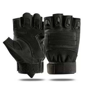 Custom Summer Tactical <b>Glove</b> Sport Half Finger Bike Road Cycling Soft Elastic Breathable Riding Bicycle Leather Tactical <b>Glove</b> - Product Image 6