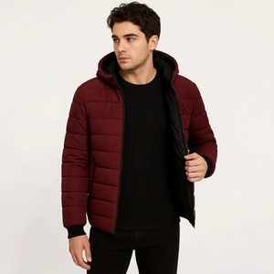 Blouson matelassé à capuche pour homme, haute qualité, tendance 2026, pour l'hiver, style décontracté, grandes tailles, design avant - Product Image 4