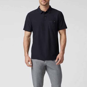 เสื้อโปโลผู้ชายสำหรับเล่นกอล์ฟ ทรงปกติ ระบายอากาศได้ดี รับผลิตตามแบบ OEM ชุดกีฬา เสื้อโปโลปักโลโก้ตามสั่ง ขายส่ง - Product Image 4