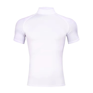 Camiseta de Compresión de Cuello Alto, Ropa Deportiva de Secado Rápido, Personalizable con Logotipo, para Ejercicio, Ciclismo y Natación, para Hombre - Product Image 5