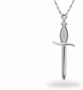 Joya de collar masónica plateada - Material de latón para sacerdotes, tipo de metal: latón, la joya plateada es inigualable. - Product Image 3