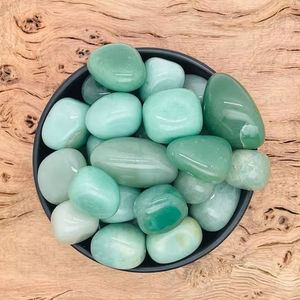 Aventurine verte roulée en vrac, pierres précieuses naturelles personnalisées avec taille et forme, vente en gros - Product Image 1
