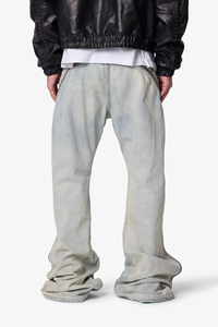 Jeans de Mezclilla para Hombre de Alta Calidad, Personalizados, de Algodón, Marca Americana de Estilo Urbano, Cómodos, Corte Ajustado, Estilo Y2K, con Cierres, Lavado Azul - Product Image 4