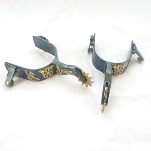 Espuelas de Equitación Inglesas de Acero Inoxidable, Tamaños Personalizados para Mujeres y Hombres, Duraderas, para Entrenamiento Ecuestre, Color Personalizado - Product Image 1