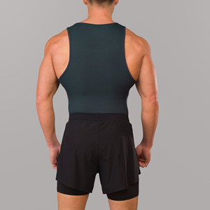 XYA343 Custom 100% Polyester Quick Dry Slim Fit Tank Tops Running Gym Sports <b>Vest</b> Heat Transfer Print <b>Men</b> Sublimation Singlets - Product Image 3