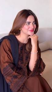Brown Embroidered Woven Casual Floor-Length <b>Loose</b> Fit Long Sleeve <b>Dress</b> with Sheer Overlay Mandarin Collar Women Apparel - Product Image 6