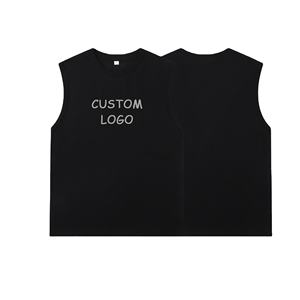 Custom 100% Cotton <b>Men</b> <b>Gym</b> <b>Vest</b> <b>Men's</b> Tank Tops Trending Products Sleeveless tank Top <b>Men</b> Workout Tank Tops - Product Image 1