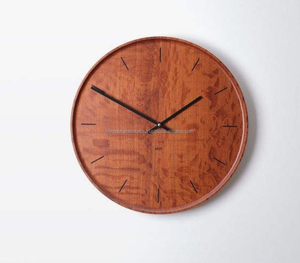 Reloj de Pared de Cuarzo Digital de Madera Rústico Hecho a Mano con Pantalla de Agujas, Decoración Atemporal para Sala de Estar, Dormitorio u Oficina - Product Image 4