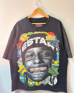 T-shirts pour hommes personnalisés, lavables, coupe oversize, imprimés en 3D, effet vintage, 100% coton, grammage lourd, séchage rapide, impression photo sur le devant - Product Image 5