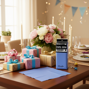 Papel de Seda Azul Zafiro Ilan 50x66cm 10uds - Product Image 3