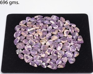 Lote de Cabujones de Amatista Natural Mixta, Gemas Púrpuras Pulidas Sueltas al por Mayor para Fabricación de Joyas, Cristales Curativos, Suministro a Granel - Product Image 3