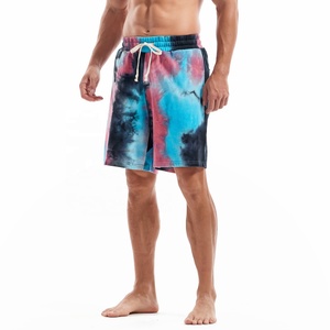 Pantalones Cortos Deportivos con Estampado Tie Dye para Niños, Diseño Multicolor, Cintura con Cordón, Bolsillos, Etiqueta y Logotipo Personalizados - Product Image 1