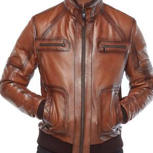 Latest Design Custom Genuine <b>Leather</b> <b>Jacket</b> Men Most Popular Quality Custom Made Men <b>Leather</b> <b>jacket</b> for men - Product Image 4