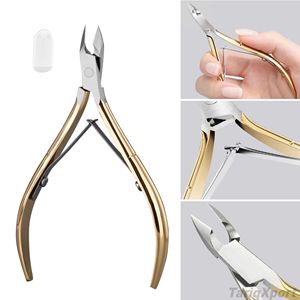 Ciseaux à cuticules professionnels en acier inoxydable à lame droite et pince à ongles à ouverture large pour manucure, pédicure et ongles épais - Product Image 4