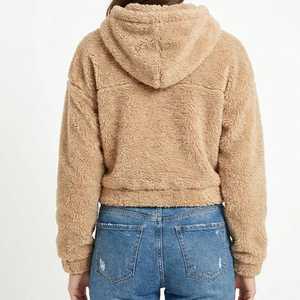 Veste zippée en toile respirante de haute qualité pour femmes, doublée de polaire, veste d'hiver entièrement zippée - Product Image 2