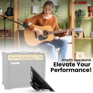 Haut-parleur de remplacement pour ampli de guitare électrique 5 Core FR 15 140 MS GTR 15 pouces, 2000W, 8 Ohm, faible distorsion, fréquence 35-1.5KHz - Product Image 6