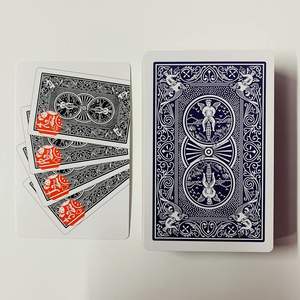 Cartas de Juego Azules con Diseño de Bicicleta y Marcas Ocultas, Cartas de Juego con Marcas Espía, Truco de Magia, Tamaño Bridge - Product Image 3