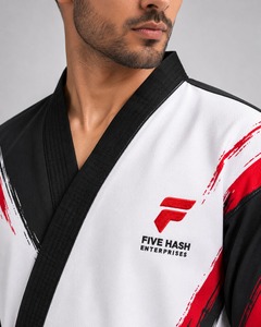 Uniforme de taekwondo performant offrant un confort léger, une gestion de l'humidité et des mouvements libres pour les athlètes dédiés. - Product Image 4