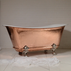 Home Spa Essentials Copper Bathtub for Relaxing Luxury Bath Experience with Premium Finish and Elegant Design - Product Image 2