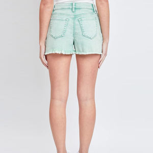 Shorts de Mezclilla de Cintura Alta con Lavado Ácido para Mujer, Transpirables, Ecológicos, de Secado Rápido, 100% Algodón, a la Moda, Súper Sexys, con Agujeros - Product Image 2