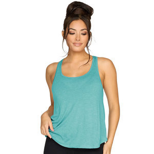 Débardeur court personnalisé à dos nageur et col rond pour femme, idéal pour la gym et la course à pied - Product Image 3