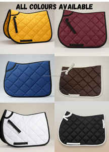 Manta de Silla de Montar Acolchada de Diamantes Duradera con Ajuste Contorneado, Transpirable, Ecológica y con Logotipo Personalizado para Equitación - Product Image 6