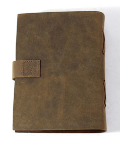Carnet de voyage vintage personnalisé en cuir véritable, couverture de journal en cuir véritable Crazy Horse marron avec pages intérieures remplaçables sur mesure - Product Image 6