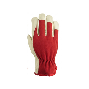 Gants de jardin en cuir et toile, paume renforcée, adhérence flexible, gants de travail de jardinage, logo personnalisé, OEM, ODM, vente en gros - Product Image 3