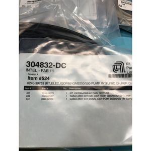 KIT AMAT 0240-39753, ÉLECTRIQUE, POMPE IQDP80/IQMB250/500 - Équipements et pièces semi-conducteurs d'occasion fiables à l'échelle mondiale chez - Product Image 1
