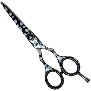 Tijeras de Peluquería de 5.5 Pulgadas al por Mayor, con Logotipo Personalizado, de Acero Inoxidable, Nuevo Diseño Personalizado, MOQ Bajo, Tijeras de Peluquero para Diestros - Product Image 1