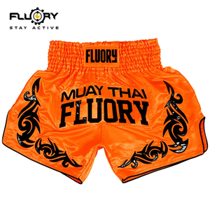 Pantalones Cortos Fluorescentes de Muay Thai para Entrenamiento de Boxeo, Ropa de Boxeo para Hombre y Mujer, Pantalones Cortos de Lucha Libre Personalizados - Product Image 2