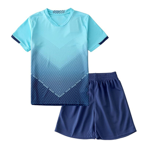 Conjunto de Camiseta de Fútbol Unisex para Adultos, Cuello Mao, Manga Corta, Absorbe la Humedad, Antibacteriano, Protección UV, Poliéster Deportivo - Product Image 2