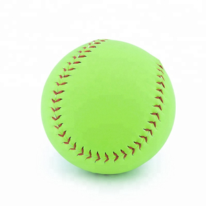<b>Red</b>/Black Softball Solid Color Aluminum Alloy Standard Size Soft Stitched for Training Use - Product Image 3