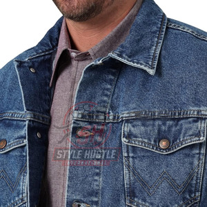 Chaqueta de Mezclilla para Hombre, Fabricada Profesionalmente, al por Mayor, para Uso Casual y al Aire Libre, Chaqueta de Invierno para Hombre con Logotipo Personalizado - Product Image 3