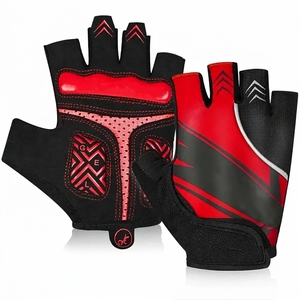Customized Cycling Gloves Summer Half-<b>finger</b> Non-slip Wear-resistant Outdoor Men's Women's Mountain <b>Bike</b> - Product Image 5