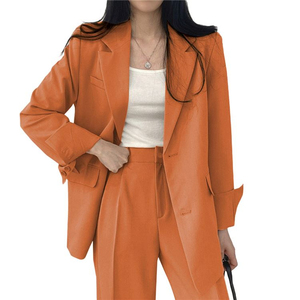 Factory Direct Sale Formal Business Pant Coat Pink Suit for Women 3 Piece Casual Fashion Wedding Office Formal Dress <b>Blazers</b> - Product Image 5